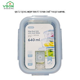 Mua Hộp thuỷ tinh chữ nhật chịu nhiệt 640ml