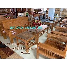 Mua Bộ bàn ghế gỗ sồi Mỹ phòng khách