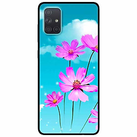 Ốp lưng dành cho Samsung A51 mẫu Hoa Tím Bầu Trời
