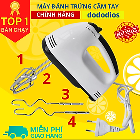 Mua Máy Đánh Trứng Cầm Tay 7 Tốc Độ  que tạo bọt cafe mini cầm tay - Hàng Chính Hãng DoDoDios