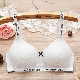 Áo lót nữ cotton không gọng đệm mỏng cao cấp, áo bra nữ sinh chất mềm mại thoáng mát