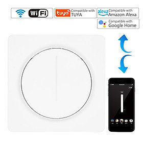 Smart WiFi Light Switch Compatible with Alexa Google Home with Remote Control Single-Pole Neutral Wire Required Tuya