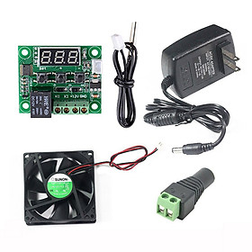 Mua Combo Khống Chế Nhiệt Độ W1209+Nguồn 12v-2A+Quạt 12v-8x8x2 5Cm+Jack Nối Nguồn Cái
