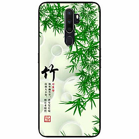 Ốp lưng dành cho Oppo A5 2020 - A9 2020 mẫu Thư Pháp Lá Tre