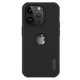 Ốp Lưng cho iPhone 14 / 14 Plus / 14 Pro / 14 Pro Max Nillkin Super Frosted Shield Pro Case (Có phần cắt LOGO) - Hàng Chính Hãng