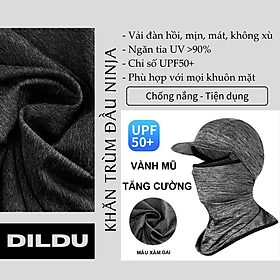 Khăn Trùm Đầu UPF 50+ Ninja Fullface Nón Kết Chống Nắng WU101