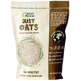 Túi Hạt Yến Mạch Chile Nguyên Cám JUST OATS GROATS 907g