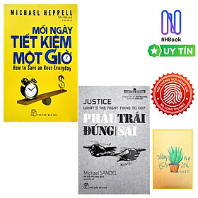 Combo Mỗi Ngày Tiết Kiệm Một Giờ và Phải Trái Đúng Sai ( Tặng Kèm Sổ Tay )