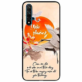 Ốp lưng in cho Huawei Nova 5T Mẫu Yêu Thương