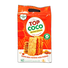 Bánh dừa nướng Topcoco - Vị đậu phộng 250g