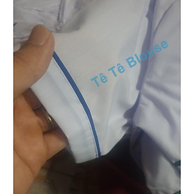Bộ blu cổ tim có viền nam nữ cộc tay, bộ scrubs kỹ thuật viên cho điều dưỡng, dược sỹ, y tá, bác sĩ (có 3 màu lựa chọn)