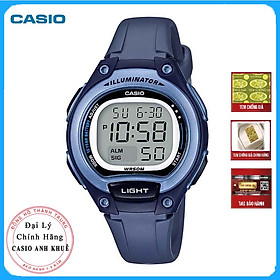 Đồng Hồ Casio LW-203-2AVDF Dây Nhựa Màu Xanh - Tuổi Thọ Pin 10 Năm