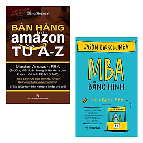 Combo 2 Cuốn Sách Marketing Bán Hàng: MBA Bằng Hình +Bán Hàng Trên Amazon Từ A-Z 