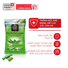 Kẹo Ngậm Swiss Energy 20 Loại Thảo Mộc + Khuynh Diệp Và Bạc Hà