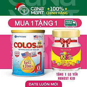 Sữa non Nutricare ColosCare 0+ hỗ trợ tiêu hóa, tăng cường hệ miễn dịch