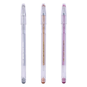 Vỉ 3 Bút Nhũ CROWN HJR 500GSM (Bạc, Đồng, Hồng)