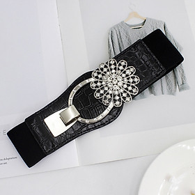 Bộ sưu tập thắt lưng chun co giãn đính đá dễ thương