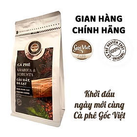 Cà phê Arabica và Robustar cầu đất đà lạt dạng rang xay 500g