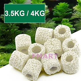 Sứ Lọc Hồ Cá 3.5/4KG vật liệu lọc nước bể cá cảnh, hồ thủy sinh cao cấp