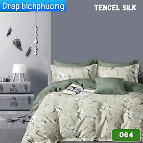  Bộ drap gối Tencel vải Hàn Quốc , đỉnh cao mát , mềm mại { drap và 3 áo gối