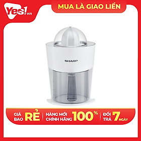 Máy vắt cam Sharp 40W EJ-J408-WH - Hàng Chính Hãng - Chỉ Giao Hồ Chí Minh