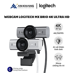 Webcam Logitech MX Brio 4K Ultra HD - Hàng Chính Hãng