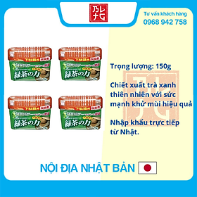 Combo Khử mùi tủ giày hương trà xanh nội địa Nhật Bản