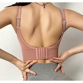 Áo Ngực Thể Thao Gợi Cảm Thư Tập Yoga Crop Top Nữ Đẩy Lên Quần Lót Chống Sốc Thể Dục Áo Bé Gái Tập Gym Áo Thể Thao Áo Thể Thao Áo Lót phụ Nữ - S