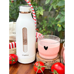 Mua  Hàng chính hãng  Máy xay sinh tố cầm tay Snapbee 400ml - PJ400 (Đỏ/Trắng) - Sạc Pin  Type-C  Xay được đá viên nhỏ