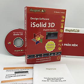 Phần mềm thiết kế iSolid 3D phiên bản tiêu chuẩn – Giao diện tiếng Anh