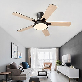 Mua Đèn quạt HUCK 5 cánh hiện đại tiết kiệm năng lượng sang trọng động cơ đồng 100% hàng chuẩn xịn (ảnh thật 100%)