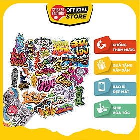 Graffity - Set 30 sticker hình dán