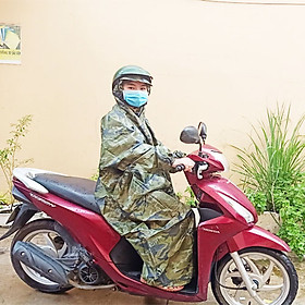 Áo Mưa Kín Hông Không Xẻ Tà, Áo Mưa Bít Vải Dù Cao Cấp Siêu Dày,  Màu Sắc Cá Tính Cho Nam Và Nữ