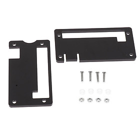 Acrylic Case Protective Enclosure Cover for  Pi Black