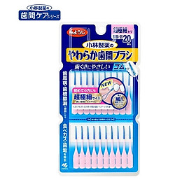 Set tăm chải kẽ răng cao su mềm hình chữ I hiệu Kobayashi - Hàng nội địa Nhật Bản | Made in Japan