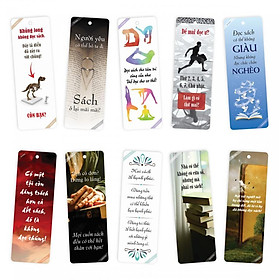 Nơi bán Bộ 10 Bookmark song ngữ truyền cảm hứng đọc sách FuSuSu - Giá Từ -1đ