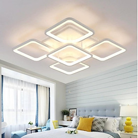 Mua Đèn Mâm Ốp Trần Phòng Khách Ô Vuông QTD055  Đèn Led Ốp Trần Hiện Đại
