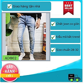 Quần Jean Nam Chất Bò Hàng Cao Cấp Phong Cách Trẻ Trung Năng Động