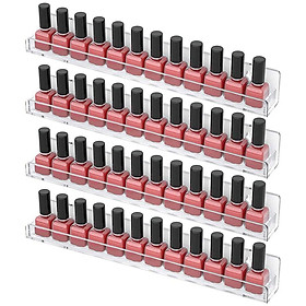 2-3pack Nail Polish Storage Organizer Wall Rack Display Stand Acrylic Holder 4