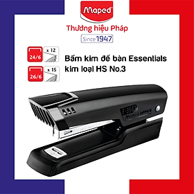 Maped - bấm kim để bàn essentials kim loại hs no.3 - 1 cái
