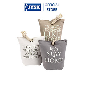 Mua Chặn cửa | JYSK Eigil | bọc vải cotton | 20x10x20cm