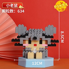 Lego mô hình 12 Con Giáp dễ thương bộ đồ chơi lắp ráp giải trí sáng tạo dùng trưng bày sưu tầm quà tặng