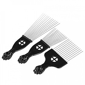 Bộ 3 Lược Tạo Kiểu Tóc Black Fist