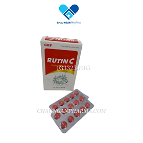 RUTIN C -MDP USA Hộp 100 viên - Hỗ trợ giảm xuất huyết mạch máu, giảm chảy máu chân răng