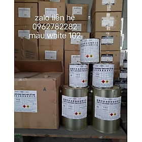 Mua 1kg mực in lụa trên chât liệu pvc mùa trắng