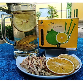 Trà Cam Sả Pope - Orange - Lemongrass - Ngọc Phụng Food 70g