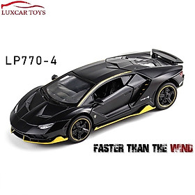 Mô hình xe LP770 tỷ lệ 1:32  hợp kim màu đen
