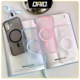 Ốp lưng mỏng chống vân tay màu hồng cho iPhone 16plus / ip16 / ip15 / 15plus / ip14 - Hàng nhập khẩu