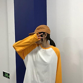 Áo thun tay dài raglan trơn 3 màu form rộng ulzzang thu đông UNISEX