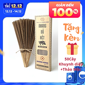 Mua Hộp nhang bồ kết Dương Minh nhang sạch 100% tự nhiên nhang thắp và xông nhà hương nhang thơm an toàn không hóa chất nhang cây 30cm